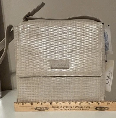 Bolso de hombro vintage Medici Alemania de cuero Foto 1 de 4