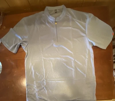 Camisa sin marca (McDonald’s) 1/4 cremallera para hombre M gris manga corta NUEVA Foto 1 de 4