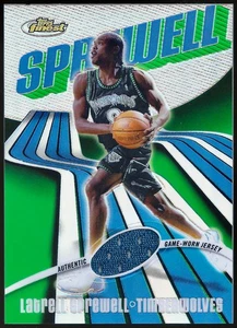 2003-04 Finest Refractor Latrell Sprewell Game-Worn Jersey #30 #'d 230/250 - Bild 1 von 2