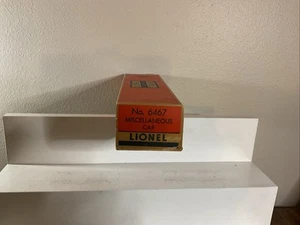 LIONEL POSGUERRA 6467 COCHE MISCELÁNEO CAJA VACÍA - Imagen 1 de 5