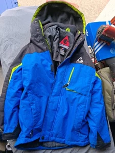 Gerry Kids Blue Puffer Down Jacket Full Zip with Pockets  for Skiing and Hiking - Picture 1 of 5