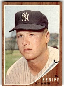 1962 Topps Hal Reniff Rookie #159 - Picture 1 of 2
