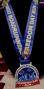 San Antonio Road Runners Freedom Day Run Marathon Medaille - Bild 1 von 4