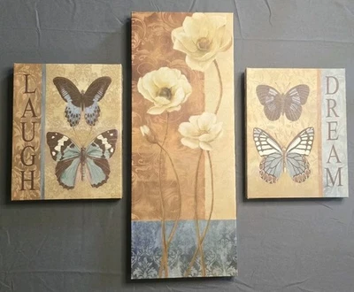 Home Decor, Wall Art, Set of 3 Canvases - Image 1 of 4