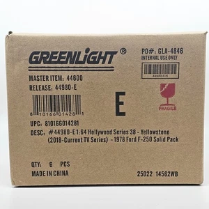 Greenlight 44980-E 1:64 Yellowstone Series 38 1978 Ford F-250 - Sealed Case of 6 - Bild 1 von 8