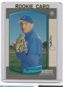 Tarjeta de novato Carlos Zambrano 2000 Bowman Cubs - Imagen 1 de 1