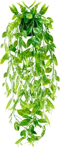 Piante Artificiali da Appendere per Scaffale, 1 Confezione Pianta Finta Verde in Vaso Faux Pea - Foto 1 di 12