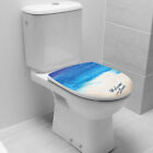 Autocollant de siège de toilette motif animal sous-marin à faire soi-même décoration de salle de bain 3D autocollant art PVC