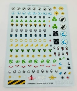 Transfer Sheets Chaos Space Marines Khorne Death Guard Warhammer 40K 99510102002 - Picture 1 of 1