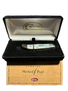 Case Knife TH 81165 Pocket Hunter Single Blade Mother of Pearl handle SS Blade - Picture 1 of 6