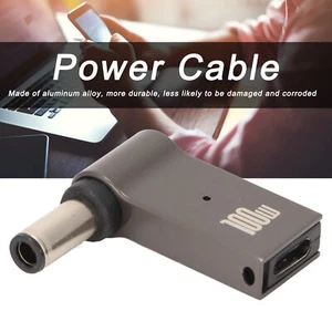 TYPE C Female USB To DC Adapter PD Fast Charging Chip Elbow Design Compact P GF0 - Picture 1 of 33
