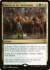 MTG Commander: Streets of New Capenna NCC March of the Multitudes MINT - Picture 1 of 1