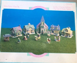 Vintage HOPALONG HOLLOW Porzellan OSTERDORF 1992 - 12-teiliges Set - Neu geöffnete Box - Bild 1 von 8