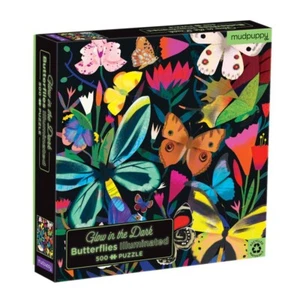 Mudpuppy 500 Pc Glow in Dark Puzzle – Butterflies 04420 - Picture 1 of 1
