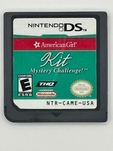 American Girl Kit Mystery Challenge gioco Nintendo Ds solo cartuccia NTSC - Foto 1 di 24