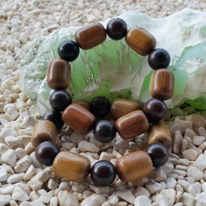 15 MM Kemuning Emas Golden Magic Wood & Tamarind Heartwood Galih Asem Bracelet - Picture 1 of 5