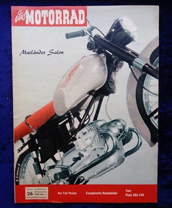 Das Motorrad 26/1956  Test Puch SGA 250, Mailänder Motorradschau,  - Bild 1 von 4