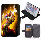 DRAGON GOTHIC iPhone ABSTRACT Flip/Wallet Phone Case 5 6 7 8 X XR XS Max Plus