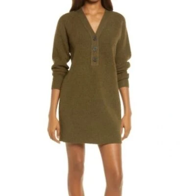 Vestido Suéter Madewell Henley Talla Mediana Nuevo Sin Etiquetas Foto 1 de 4