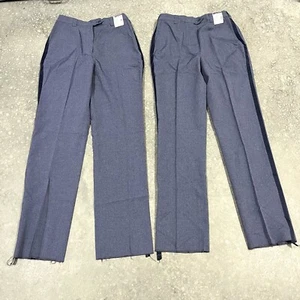 NWT Lot of 2 USPS Postal Mail Carrier Uniform Pants Womens Sz 14 Blue Vintage - Picture 1 of 14