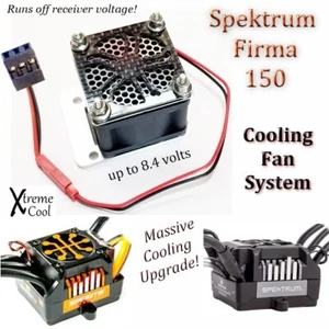 RCP Xtreme Cool Spektrum Firma 150 esc High Speed Cooling Fan System 8.4v 28cfm - Picture 1 of 24