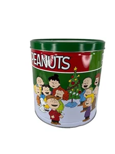 Erdnüsse Metalldose Behälter 9,5 Zoll hoch x 9 Zoll quer Weihnachtslieder 2016 - Bild 1 von 14