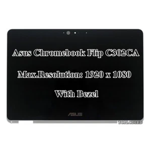 Asus Chromebook Flip C302 C302CA LCD 12.5" FHD Écran Tactile Panneau Assemblage - Picture 1 of 10