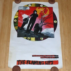 THE FLAMING LIPS TRANSMISSIONS FROM THE SATELLITE HEART ORIGINAL 1993 POSTER - Picture 1 of 2
