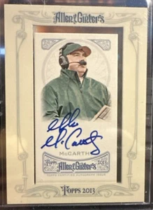 2013 Topps Allen & Ginter MIKE McCARTHY Mini Framed AUTO #AGAMMC Autograph SP - Picture 1 of 2