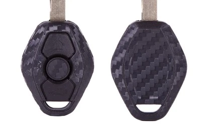 Envoltura de fibra de carbono 3M para carcasa de llave remota BMW 3 5 6 7 Series Z X M 1999-2005 Foto 1 de 4
