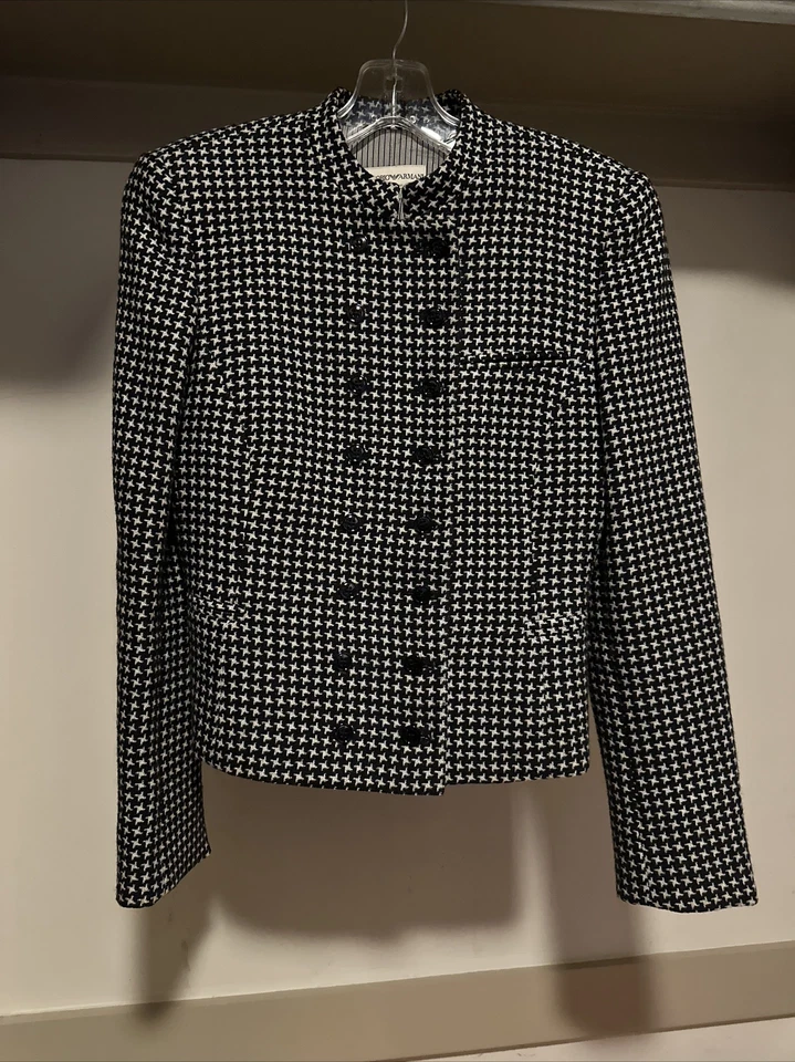 Chaqueta Blazer Emporio Armani Lujo Ajustada de Lana Talla 38 Foto 1 de 4