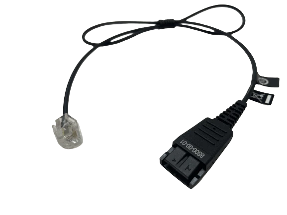 Jabra Quick Disconnect (QD) Straight Bottom Cord, 0.5 Meter 8800-00-01 - Image 1 of 1
