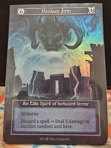 Sorcery Contested Realm TCG Beta Elite (Foil) Nimbus Jinn NM  - Bild 1 von 2
