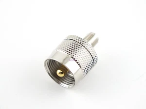 SMA Female to UHF Male Coax Adapter Connector - USA Ham Radio Seller - Picture 1 of 1
