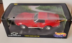 Hot Wheels Collectibles 1:18 Red 1969 Corvette