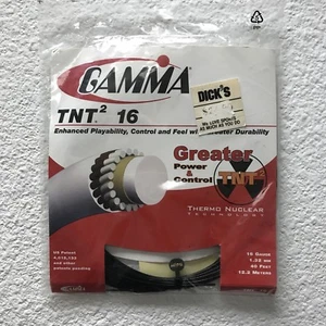 Gamma TNT2 16G Tennis String (Black - 16 gauge - 40 Feet) - Picture 1 of 4