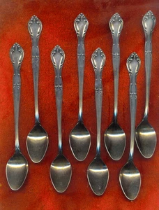 Hampton Court Edelstahl 8er Set Eistee Getränkelöffel Japan Schön! KOSTENLOSER Versand! - Bild 1 von 1