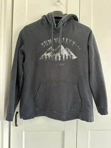 Sudadera con capucha Sun Valley Idaho negra talla grande para hombre - Imagen 1 de 3