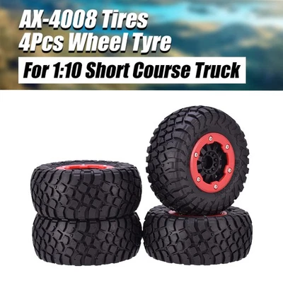 AUSTARHOBBY AX4008 4teilige RC-Radreifen für 1:10 Short Course Truck Traxxas HPI - Bild 1 von 4