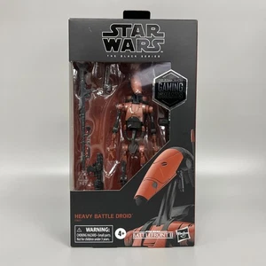 OPENED HEAVY BATTLE DROID STAR WARS BLACK SERIES BATTLEFRONT II GAMING GREATS - Picture 1 of 5