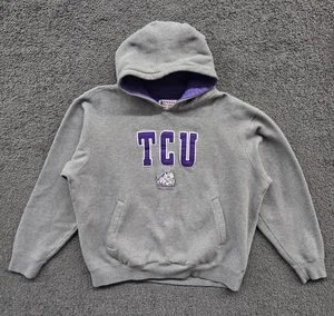 Sudadera con Capucha Vintage TCU Horned Frogs Para Hombre Grande Texas Christian University - Imagen 1 de 13