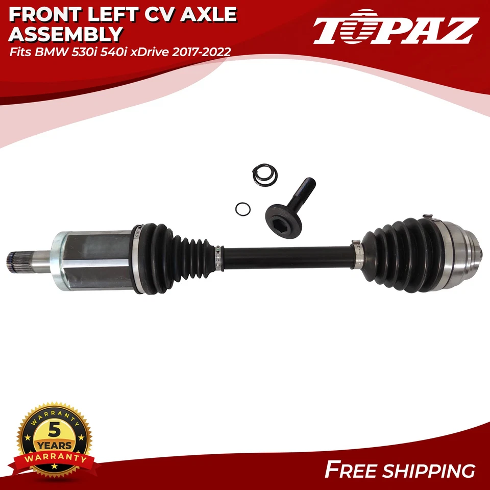 Front Left CV Axle Assembly Fits BMW 530i 540i xDrive 2017-2019 2021-2022 - Image 1 of 4