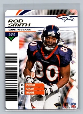 2002-03 NFL Showdown Rod Smith #107 Foil RARE! - Image 1 of 2