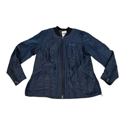 Harley Davidson Motorcycle Jacket Women Size 2XL Puffer Navy Blue Full Zip - Image 1 of 4