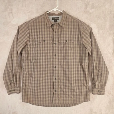 Dri-Duck Paseo Plaid Button-Up Shirt Men XL Cotton Polyester Outdoor Performance - Image 1 of 4