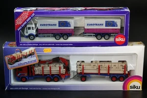 SIKU 3812 Super Serie Camion E Siku 3515 - Mercedes SK Con Rimorchio OVP - Foto 1 di 6