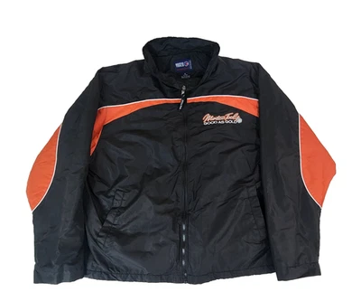 Vintage Matco Tools Good as Gold Mens Windbreaker Jacket XL Black Full Zip #2127 - Image 1 of 4