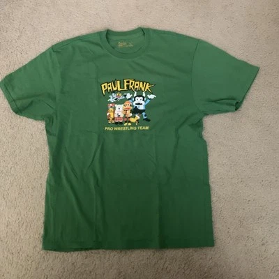 Camiseta De Colección Paul Frank Años 90 Y2K Para Hombres L - Rara Lucha Grande Foto 1 de 3