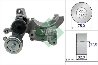 Ina Belt Tensioner V-ribbed Belt For Toyota Fortuner Land Cruiser 90 Land Cruise - Image 1 of 3