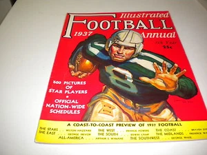 1937 FOOTBALL ILLUSTRATED ANNUAL , NICE !! - Picture 1 of 1